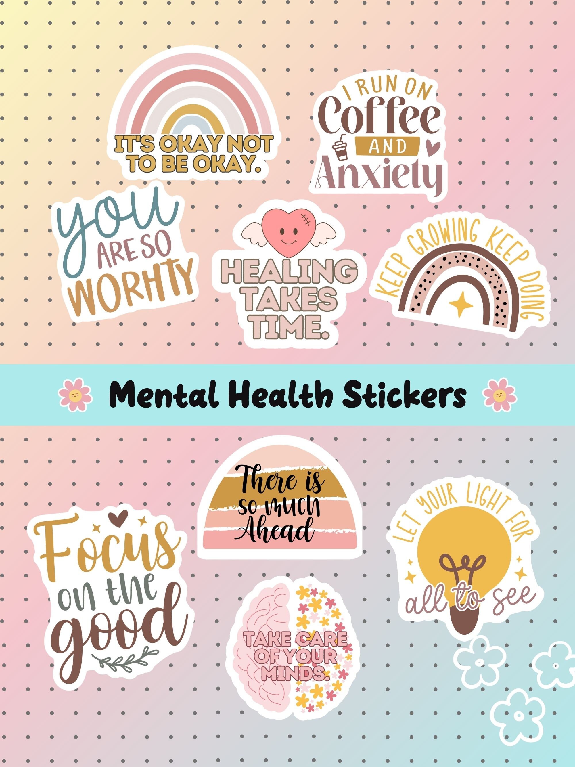 Motivational Stickers Png, Printable Stickers Bundle, Daily Positive ...