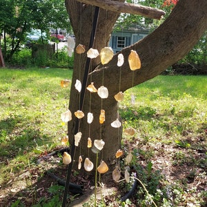 Golden Boho Glass wind chimes