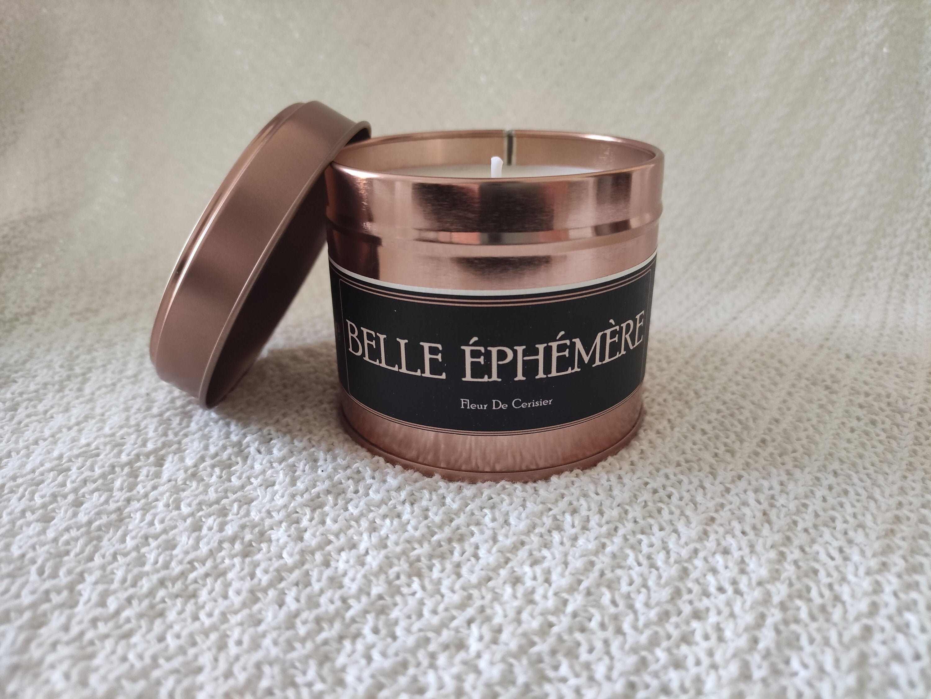 Belle Ephémère Fleur de Cerisier - Bougie à La Cire Soja Parfumée