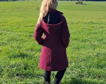 Women's wool coat in 9 colors | high-quality wool coat made from regional sheep's wool
