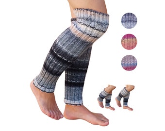 Women's leg warmers // for different wearing options // Overknee cuffs comfortable & warm made of real wool