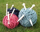 Knitting needle XXL, giant knitting needle, knitting needle made of wood - Made in Germany -