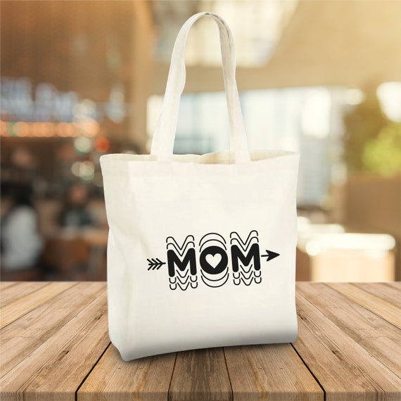 Mom Life Tote Bag Arrow Mom Tote Bag Mom Tote Bag Mother 