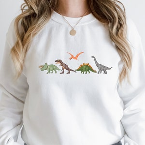 Womens Dino Jumper Etsy UK