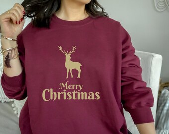 Christmas Hoodie - Etsy UK