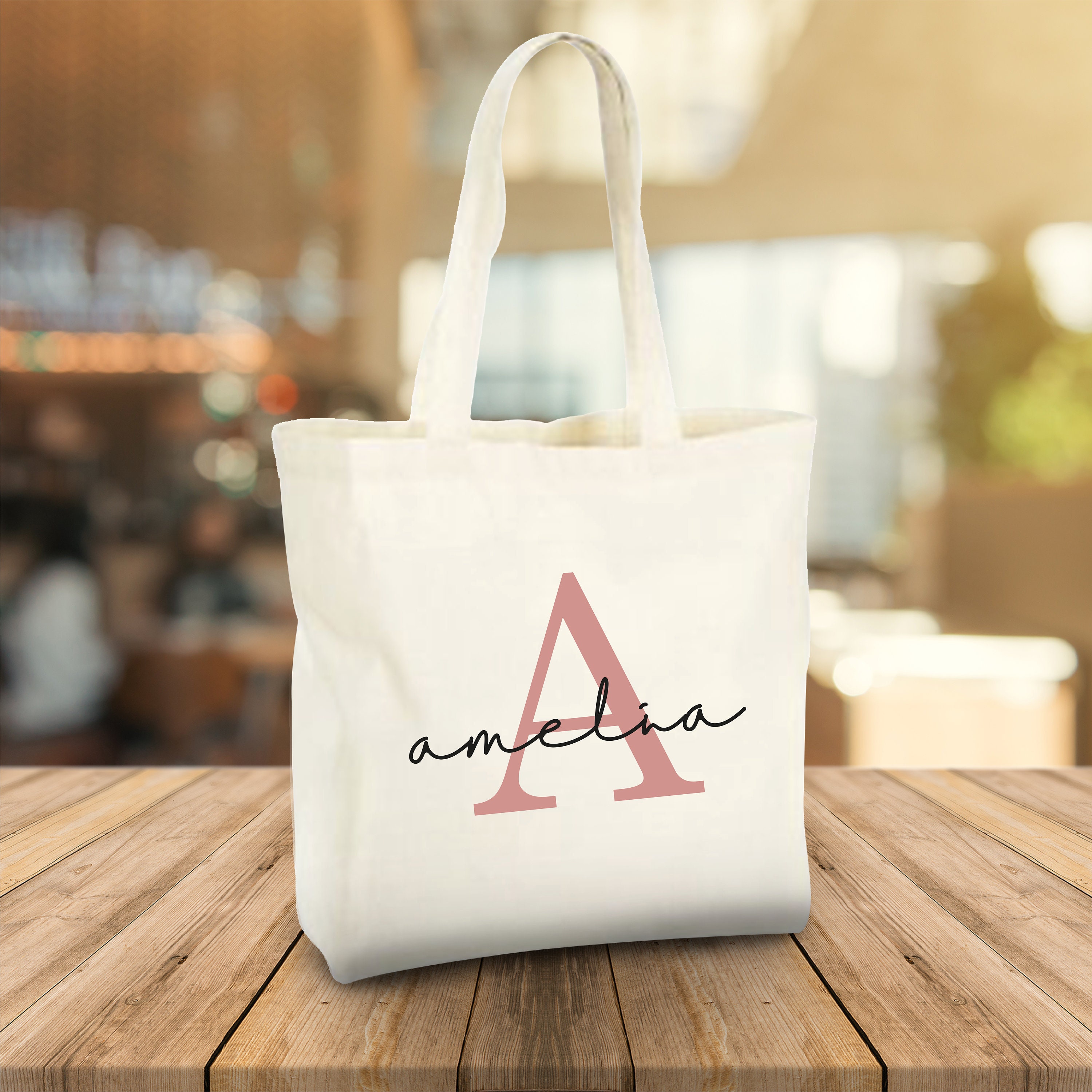 Bags with online initials on them