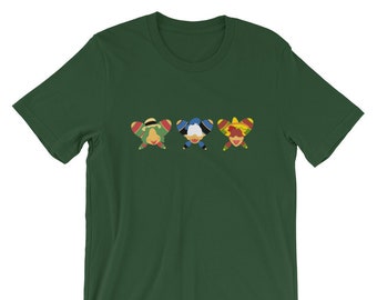 Tres Caballeros - Camiseta Clásica (Unisex)