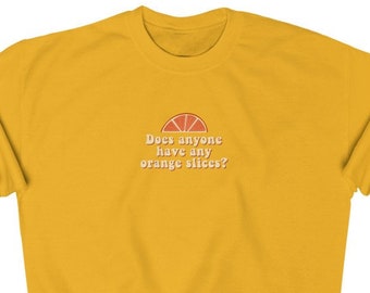 Rodajas de naranja - Cuello de la tripulación (Unisex)