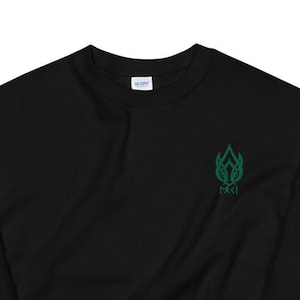Norse God of Mischief - Cuello de tripulación bordado (Unisex)