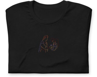 Sweethearts - Herc & Meg - Embroidered Classic Tee (Unisex)