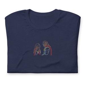 Sweethearts - Thor & Jane - Embroidered Classic Tee (Unisex)