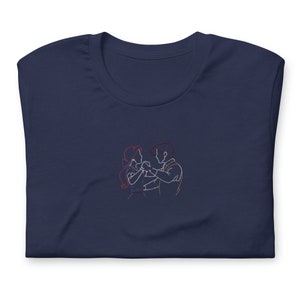 Innamorati - Anastasia & Dmitry - T-shirt classica ricamata (unisex)