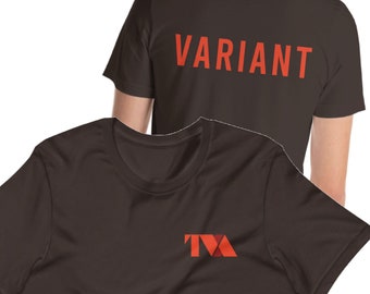 Variante (Vorder- und Rückseite) Kurzärmeliges Unisex-T-Shirt