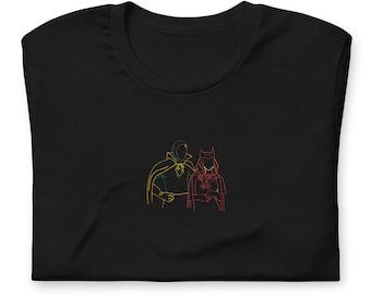 Sweethearts - Wanda & Vision - Embroidered Classic Tee (Unisex)