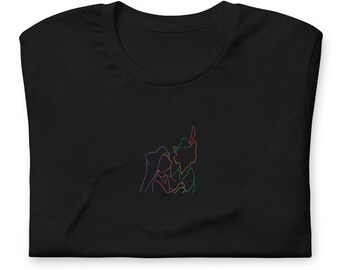 Sweethearts - Robin Hood & Maid Marian - Geborduurd klassiek T-shirt (Unisex)