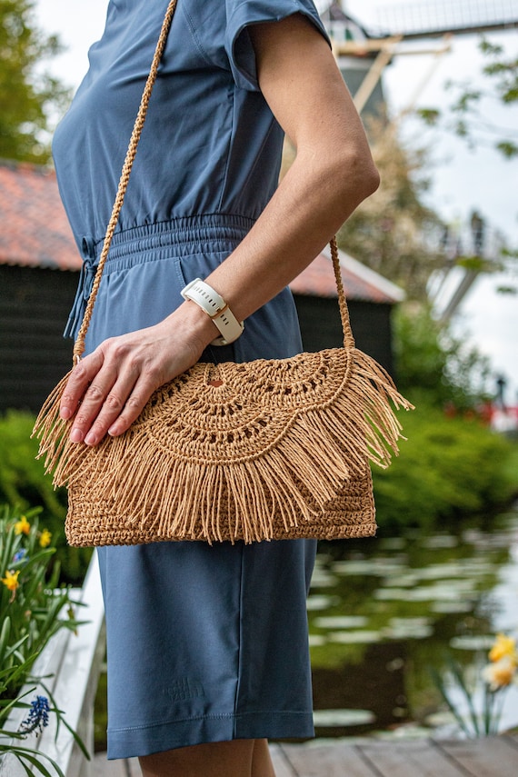 NWOT, clutch purse with fringe | Clutch purse, Purses, Clothes design