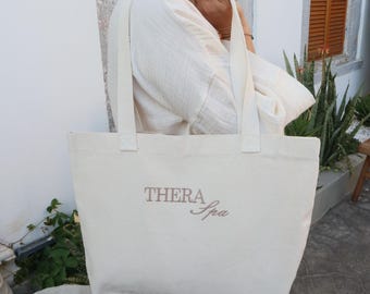 Custom Quality Canvas Tote Bag – Wedding Gift Custom Tote Bag – Personalized Luxury Travel Essential, Custom Honeymoon Gift  | Bundle & Save