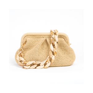 Summer raffia bag, Summer wedding bag, Straw beach bag, Raffia wedding purse, Handmade gift for her