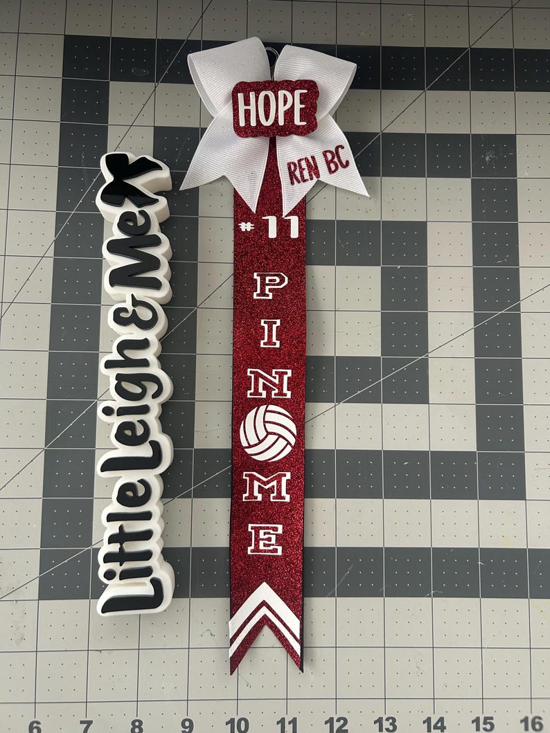 Volleyball Pin Me Ribbon - Etsy