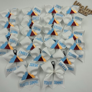 Personalized Summit Bow Keychain