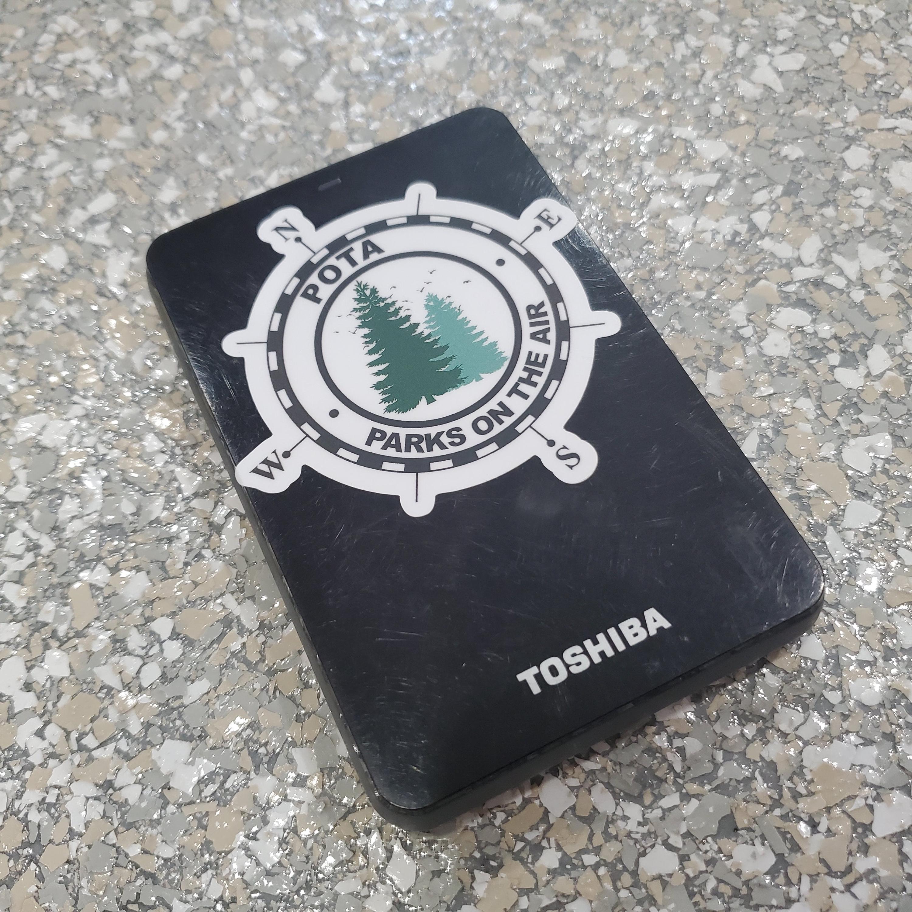 Pota Sticker Parks On The Air Die Cut Vinyl Etsy