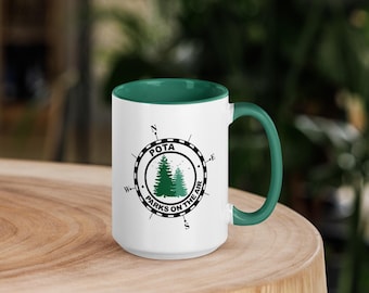 15oz POTA mug with color accents.