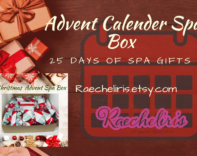 Advent Spa Calendar Box Etsy