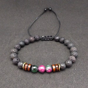 Mens Bracelet, Beaded Bracelet Mens, Cool Unique Bracelet Men, Healing Bracelet Man Unisex Stylish Bracelet, Gemstone Bracelet 8mm, HANDMADE