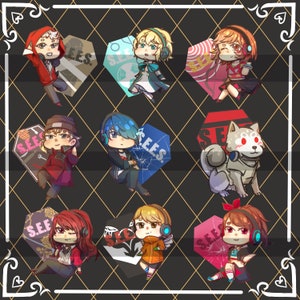 Persona 3 Acrylic Charms