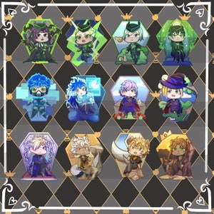 Twisted Wonderland Acrylic Charms