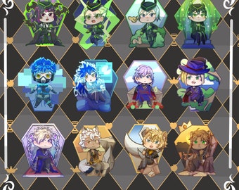 Twisted Wonderland Acrylic Charms