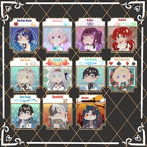 Honkai Star Rail Acrylic Charms