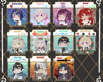 Honkai Star Rail Acrylic Charms