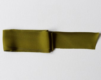 KHAKI - Charmeuse Ribbon perfect for bridal bouquets, invitations and wedding decor