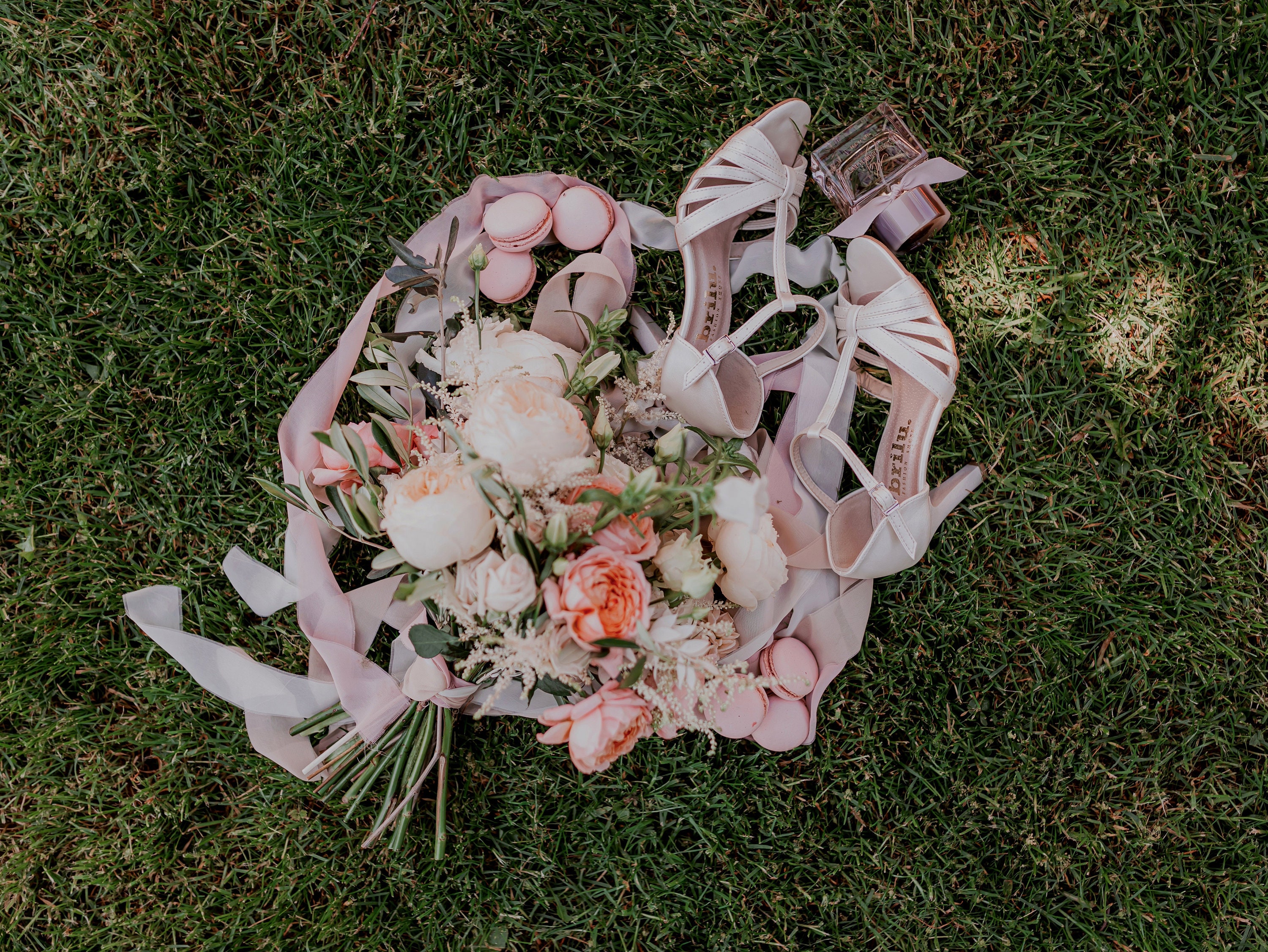 Inunion 4cm Frayed Chiffon Ribbon Wedding Bridal Bouquet Silk