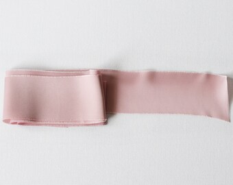 TEA ROSE - Charmeuse Ribbon perfect for bridal bouquets, invitations and wedding decor