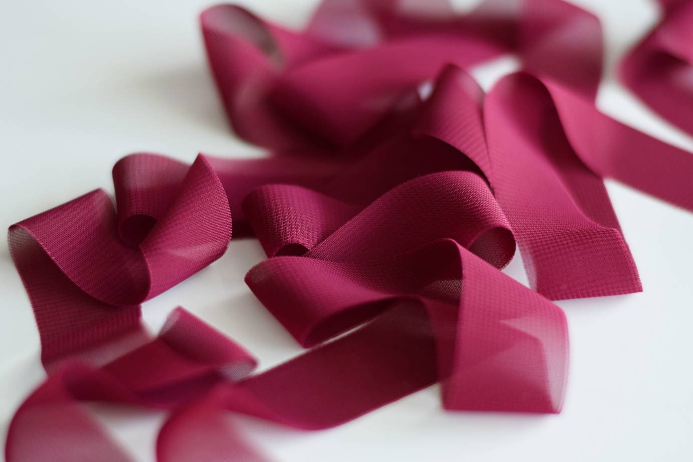 Magenta satin ribbon best sale
