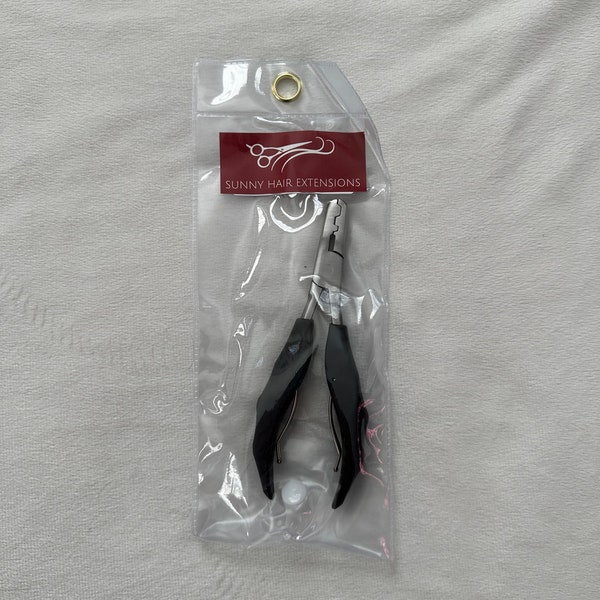 Flat Tip Hair Extension Pliers For Forming and Applying Keratin Glue Bonds - Nano Small Capsules
