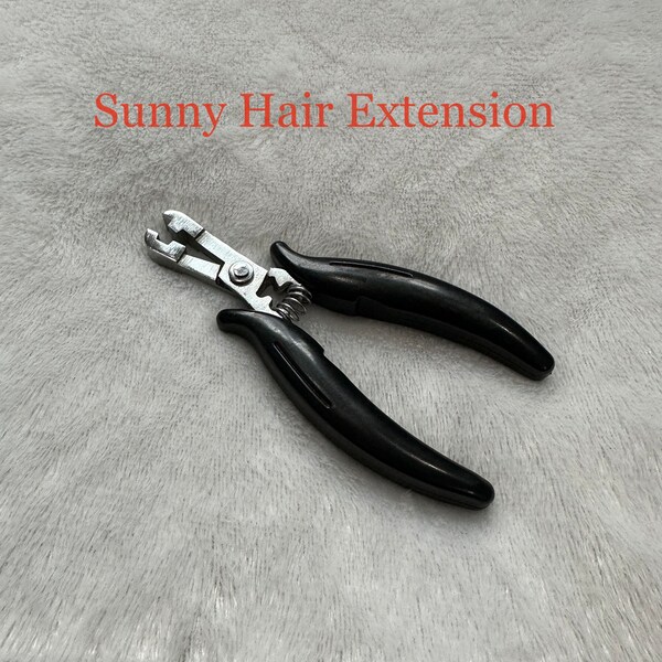 Flat Tip Hair Extension Pliers For Forming and Applying Keratin Glue Bonds