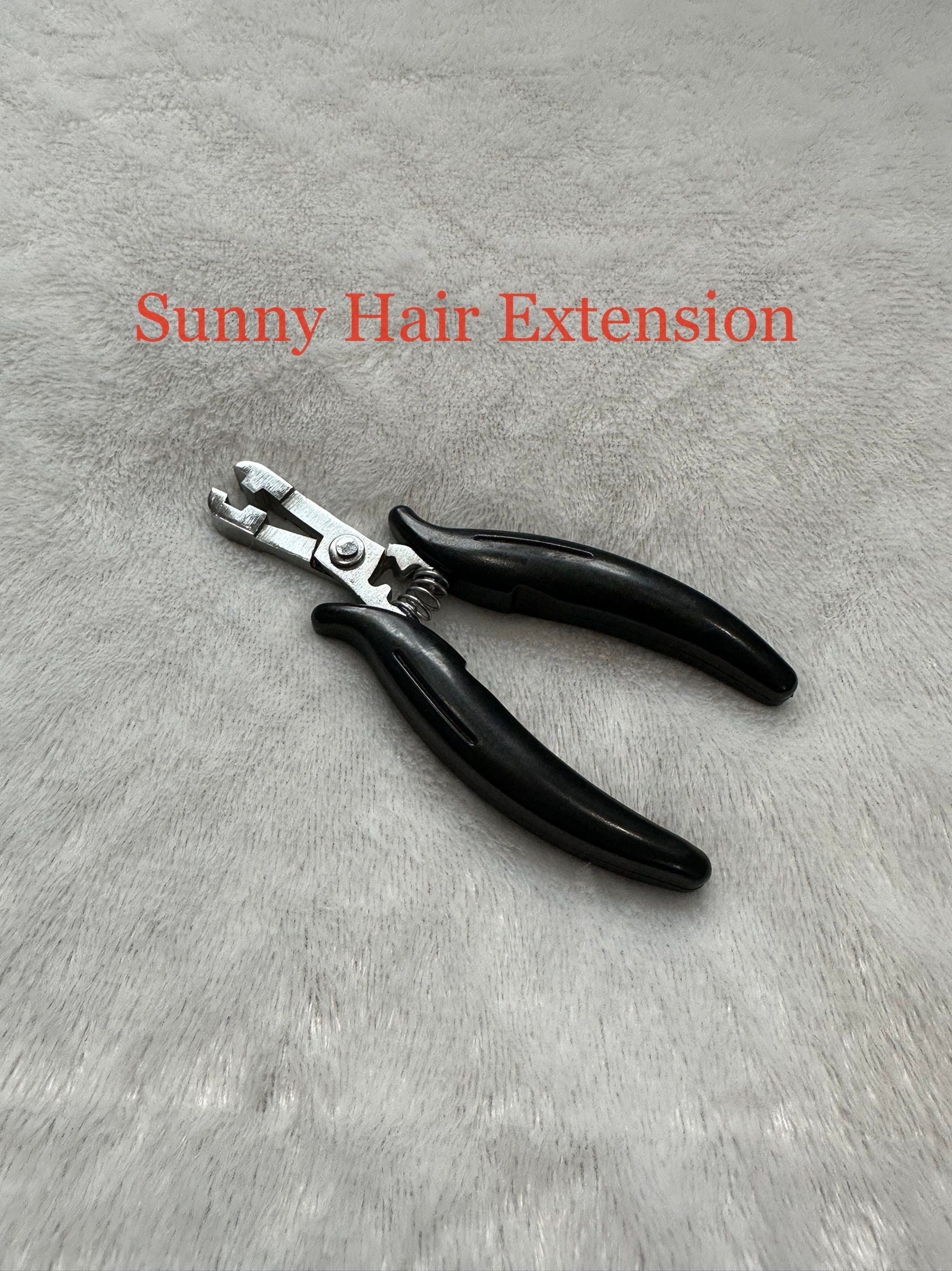 7 inch Long Pro Hair Extension Pliers Micro Link/Bead Closer Tool Kit Plier Beading, Silver