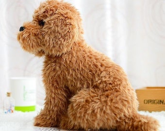 stuffed goldendoodle