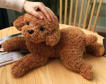 Poodle Puppy Dog Plush Toy | Soft Stuffed Poodle Dog Animal Toy | 48cm