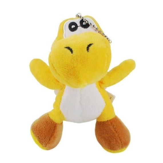 Yellow Yoshi Key Ring Plush Toy 13cm Etsy