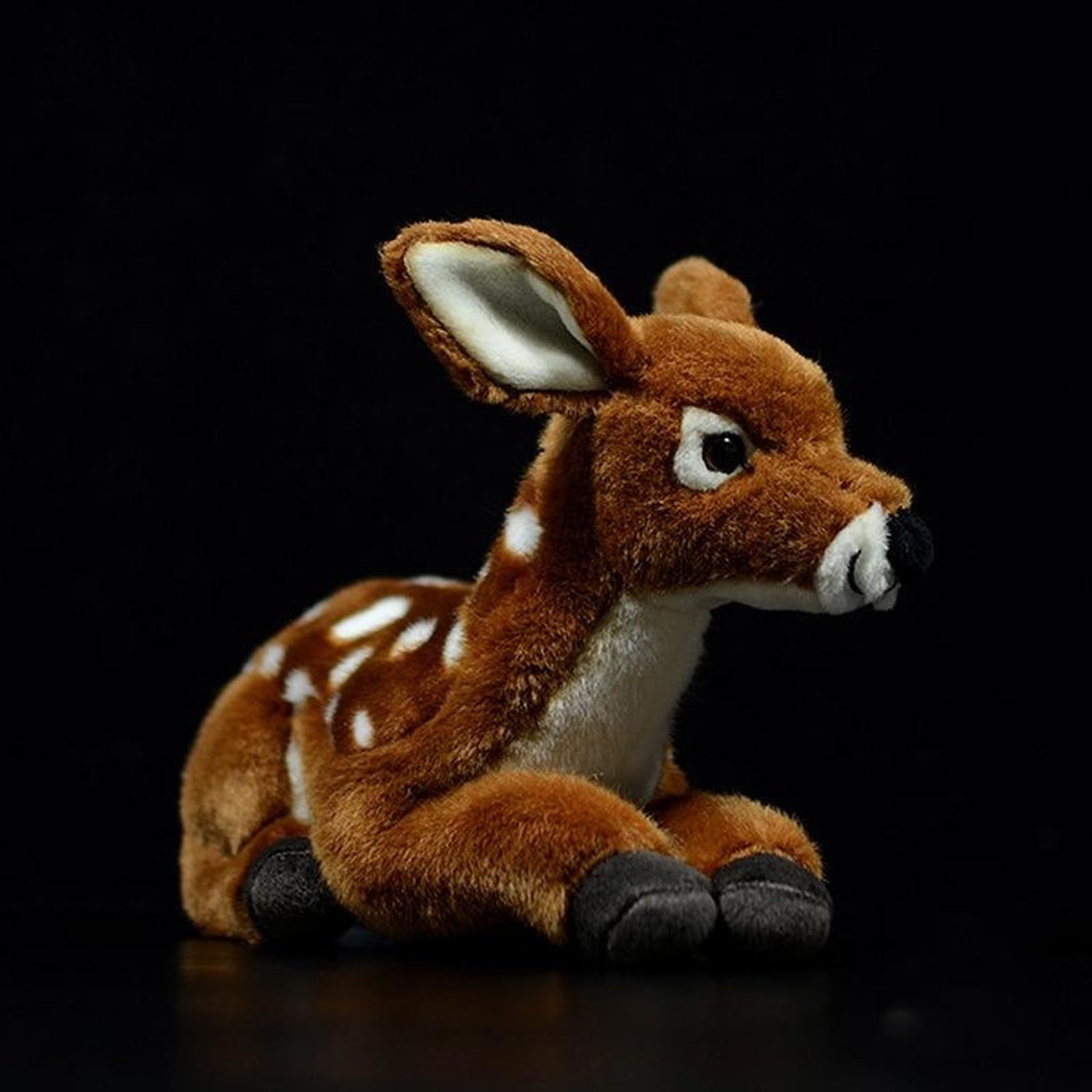 Deer Animal Soft Stuffed Plush Toy 25cm Etsy