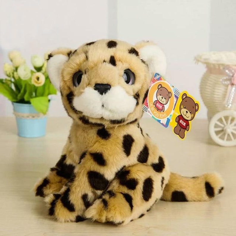 discounts hot sale Leopard Plush Toy 18cm 7 Inches