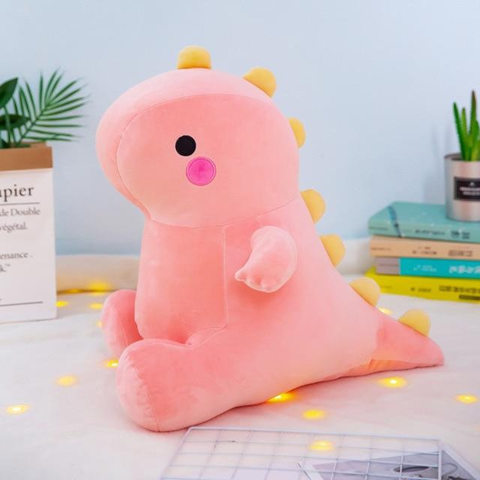 Jumbo Pink Dinosaur Plush Toy 50cm 19.5 Inches | Etsy