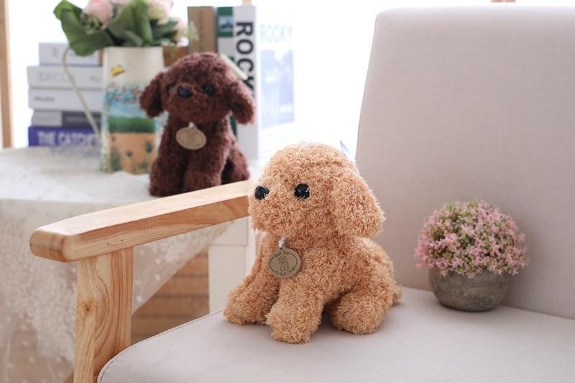 Goldendoodle Puppy Dog Plush Toy 22cm 8.5 Inches Etsy