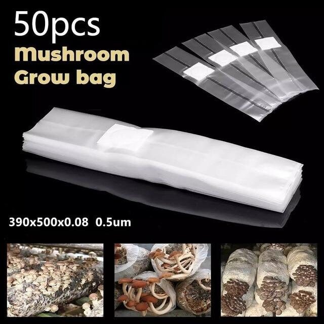 Mushroom Grow Bags 50PCS Polypropylene Heat Resistant Spawn Etsy