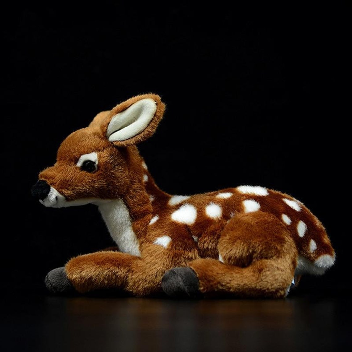 Deer Animal Soft Stuffed Plush Toy 25cm Etsy