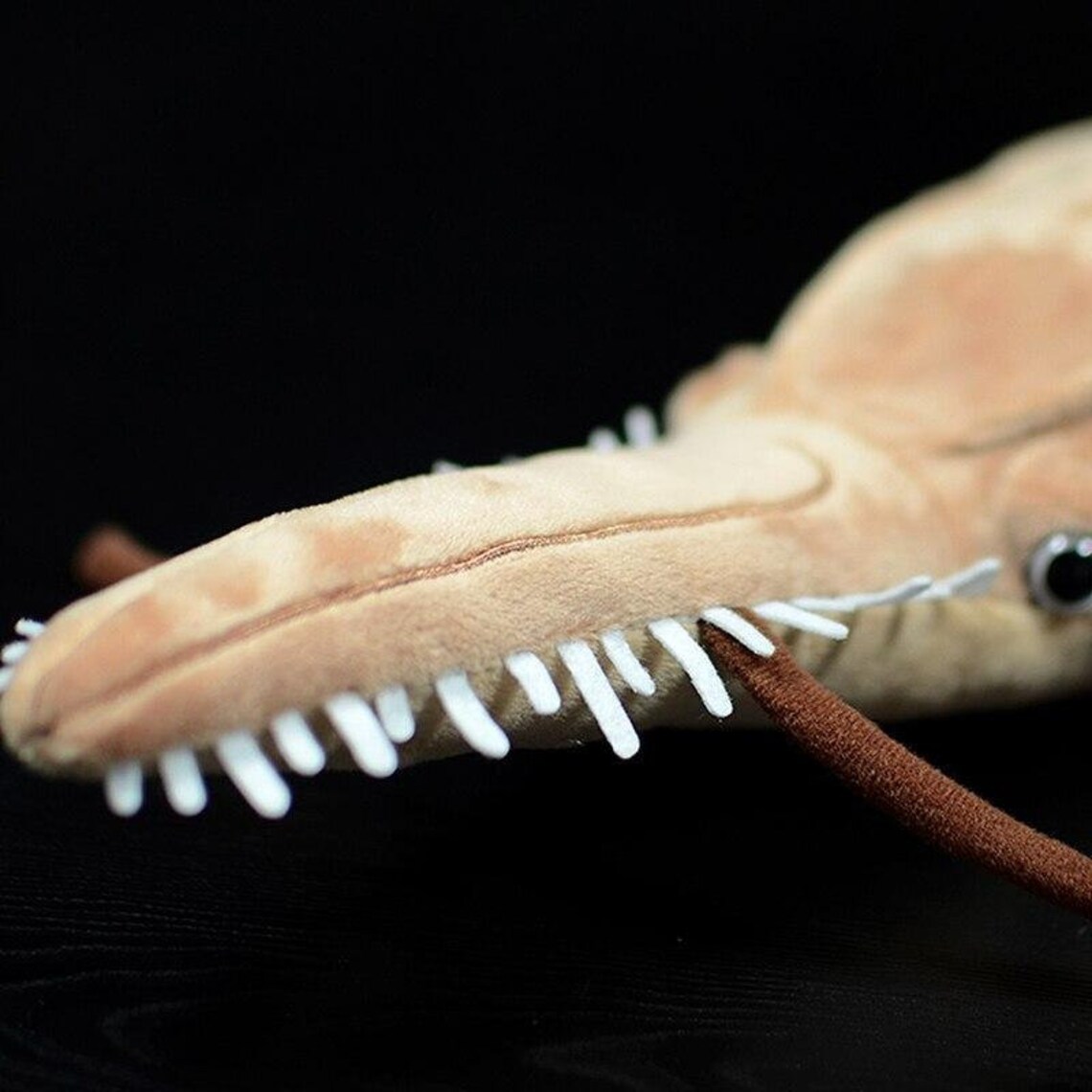 Jumbo Longnose Sawshark Fish Plush Toy 66cm 26 Inches Etsy